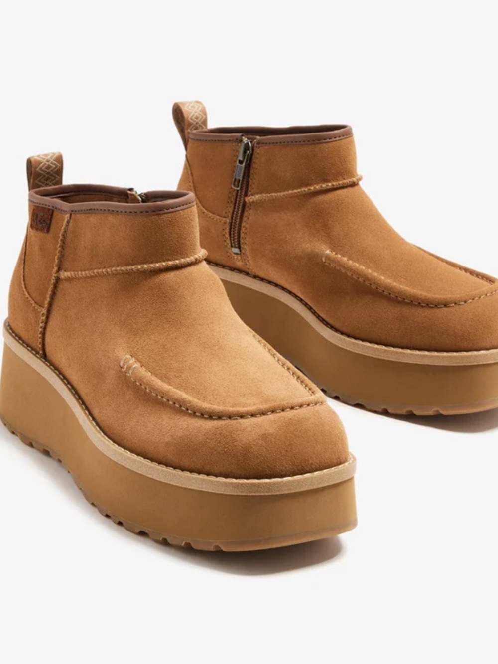 UGG chestnut Cityfunc Ultra Mini boots